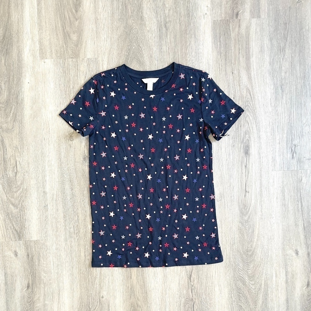1901 Navy Multi Star Print Short Sleeve T-Shirt